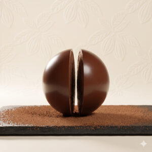 1/2 Esfera 50 Gramos Grande ( Chocobomba )
