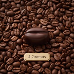 Moldes para Chocolate de Policarbonato Grano de Café 4g Cavidades: 21 Material: Policarbonato Grado Alimenticio Peso: 4 g Ancho: 14 mm Largo: 23 mm Alto: 8 mm