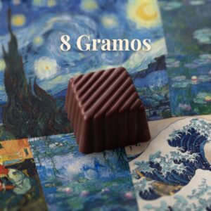 Moldes para Chocolate de Policarbonato Cuadro Estriado 8g Cavidades: 21 Material: Policarbonato Grado Alimenticio Peso: 8 g Ancho: 22 mm Alto: 15 mm