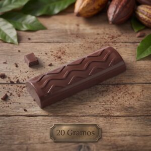 Moldes para Chocolate de Policarbonato Barra Grecas 20g Cavidades: 16 Material: Policarbonato Grado Alimenticio Peso: 20 g Ancho: 24 mm Largo: 88 mm Alto: 10 mm