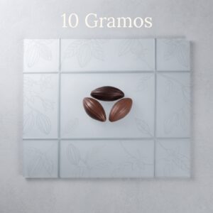 Moldes para Chocolate de Policarbonato Baya de Cacao Chica 10g Cavidades: 24 Material: Policarbonato Grado Alimenticio Peso: 10 g Ancho: 21 mm Largo: 40 mm Alto: 14 mm