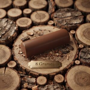 Moldes para Chocolate de Policarbonato Tronco Liso 8g Cavidades: 20 Material: Policarbonato Grado Alimenticio Peso: 8 g Ancho: 15 mm Largo: 49 mm Alto: 9 mm
