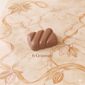 Moldes para Chocolate de Policarbonato Rectángulo Caramelo 6g Cavidades: 21 Material: Policarbonato Grado Alimenticio Peso: 6 g Ancho: 22 mm Largo: 32 mm Alto: 9 mm