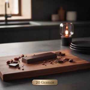 Moldes para Chocolate de Policarbonato Barra Lisa 20g Cavidades: 16 Material: Policarbonato Grado Alimenticio Peso: 20 g Ancho: 27 mm Largo: 90 mm Alto: 8 mm